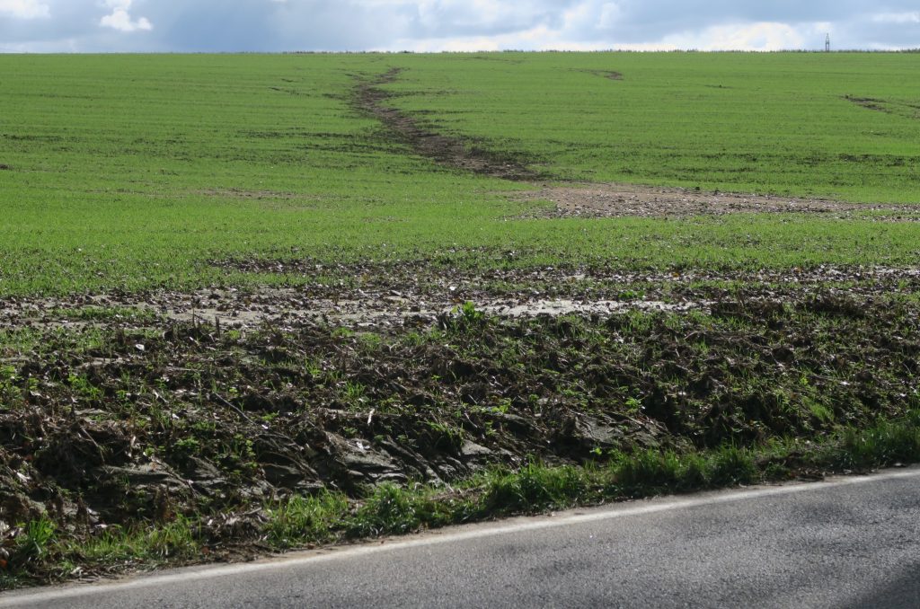 eroze u Kladrub 2020, foto Karel Kříž